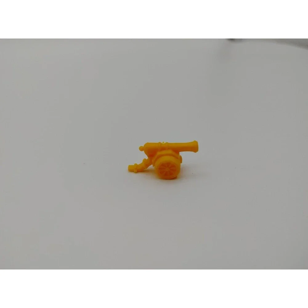 1993 Risk Board Game Yellow Army Pieces Set Mini Soldiers Tanks Cannons 60 Total